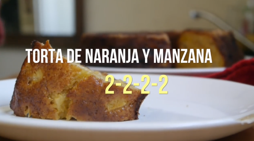 Torta de naranja y manzana 2 2 2 2 Tortas fáciles Ft Tenedor libre